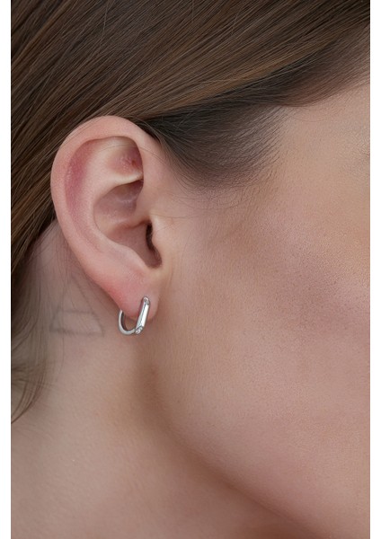 Kadın 925 Ayar Zirkon Taşlı Küpe