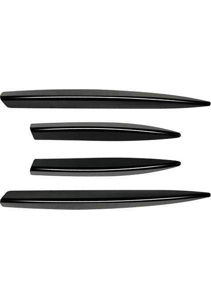 Parlak Siyah Ön Tampon Dudak Ön Izgara Trim Için Benz A Sınıfı W177 A180 2023+ Amg 2018+ Araba Spoiler Etiket (Yurt Dışından)