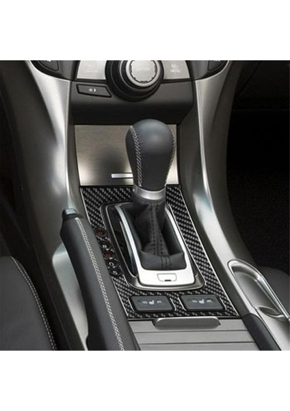 Acura Tl 2009-2014 Karbon Fiber Orta Konsol Vites Paneli Kapağı Trim Sticker Iç Aksesuarlar (Yurt Dışından) modelleri
