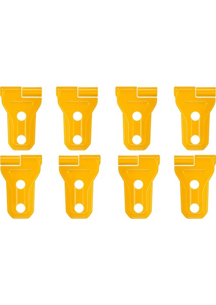 Kapı Menteşesi Kapak Trim Dış Aksesuarlar Jeep Wrangler Jl Jlu ve Gladyatör Jt 2018 2019 2020 2021 (Sarı) (Yurt Dışından)