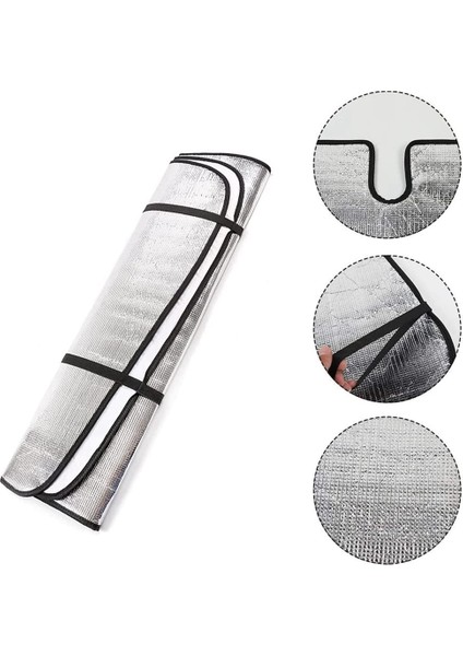 Ford Ranger 2015-2021 Için Ön Cam Güneşliği Alüminyum Folyo Araba Ön Cam Güneşliği Katlanabilir Güneşlik Aksesuarları (Yurt Dışından) indirimleri