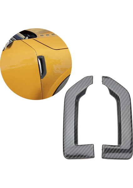 Yan Çamurluk Hava Kanat Havalandırma Trim Ford Bronco 2021 Için Yükseltme Araba Aksesuarları Dekorasyon Çıkartmaları Parlak Karbon Fiber (Yurt Dışından) modelleri