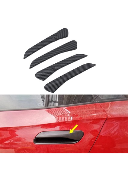 Id.4x ID4X 2022 Için 4 Adet Karbon Fiber Araba Kapı Kolu Kapak Trim (Yurt Dışından) fiyatları
