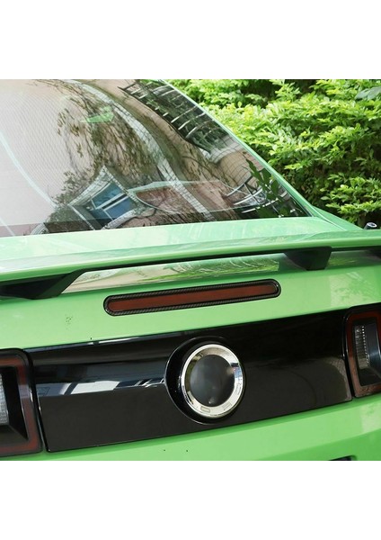 Arka Yüksek Üçüncü Fren Lambası Çerçeve Trim Dekor Kapak Çıkartmalar Ford Mustang 2010 2011 2012 2013 2014, Karbon Fiber (Yurt Dışından) fırsatları