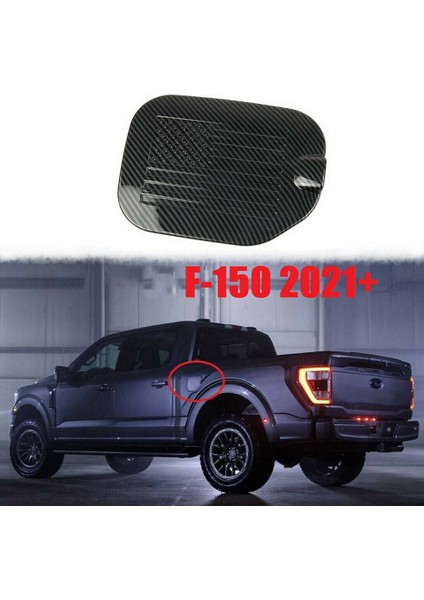 Karbon Fiber Yakıt Deposu Kapağı Trim Aksesuarları Ford F150 2021+ Için Gaz Kapısı (Yurt Dışından) fiyatları