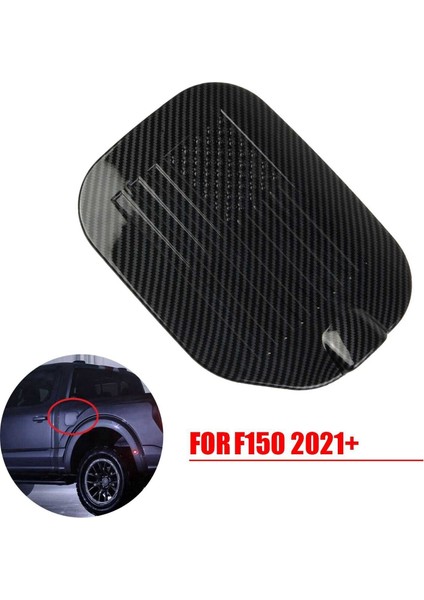 Karbon Fiber Yakıt Deposu Kapağı Trim Aksesuarları Ford F150 2021+ Için Gaz Kapısı (Yurt Dışından) modelleri