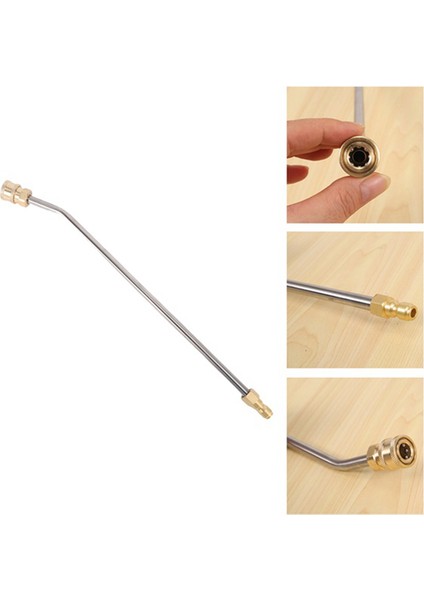 2 Adet Yıkayıcı Uzatma Oluk Temizleyici Ataşmanı, Yüksek Basınçlı Yıkayıcı Oluk Çubuğu Lance/çubuk Için 1/4 Inç Hızlı Bağlantı (Yurt Dışından) indirimleri