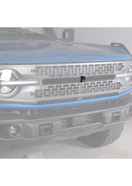 Araba Ön Merkezi Izgara Kamera Kılıfı Koruma Dekorasyon Ford Bronco 2021 2022 2023 Aksesuarları - Abs Karbon Fiber (Yurt Dışından) fırsatları