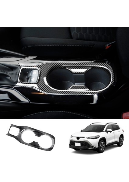 Toyota Corolla Cross Rhd Drive Araba Merkezi Kontrol Su Bardağı Çerçevesi Iç Modifikasyon Karbon Fiber (Yurt Dışından) fiyatları