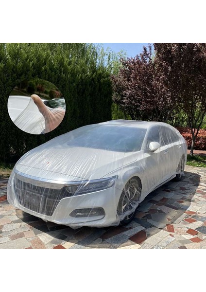Evrensel Pe Su Geçirmez Araba Örtüsü Şeffaf Yumuşak Malzeme Dayanıklı Toz Geçirmez Araba Koruma L (Yurt Dışından) modelleri