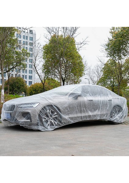 Evrensel Pe Su Geçirmez Araba Örtüsü Şeffaf Yumuşak Malzeme Dayanıklı Toz Geçirmez Araba Koruma L (Yurt Dışından) fırsatları