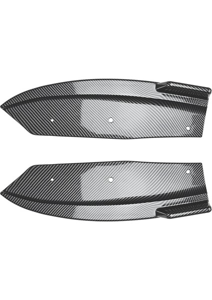 Araba Arka Ön Tampon Difüzör Splitter Winglet Önlük Bmw Için Rüzgarlık X4 G02 M Spor 2018-2021 Karbon Fiber Desen (Yurt Dışından)