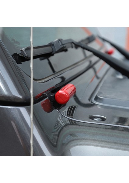 Araba Ön Cam Menteşe Kapağı Trim Sticker Jeep Wrangler Jl Jt 2018-2022 Dış Aksesuarlar, Abs Kırmızı (Yurt Dışından) fiyatları
