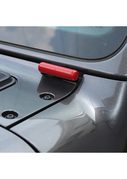 Araba Ön Cam Menteşe Kapağı Trim Sticker Jeep Wrangler Jl Jt 2018-2022 Dış Aksesuarlar, Abs Kırmızı (Yurt Dışından) indirimleri