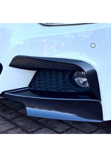 1 Çift Araba Ön Tampon Dişleri Trim Kapak Dekorasyonu 3 Serisi F30 F31 M Paketi 2013-2019 Karbon Fiber Desen (Yurt Dışından) indirimleri