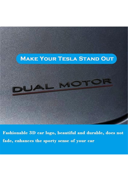 Tesla Model 3 Için Yxs Çift Motorlu Amblem-3d Çift Motorlu Rozet Etiket Dekor Performans Rozeti Aksesuarları (Yurt Dışından) modelleri