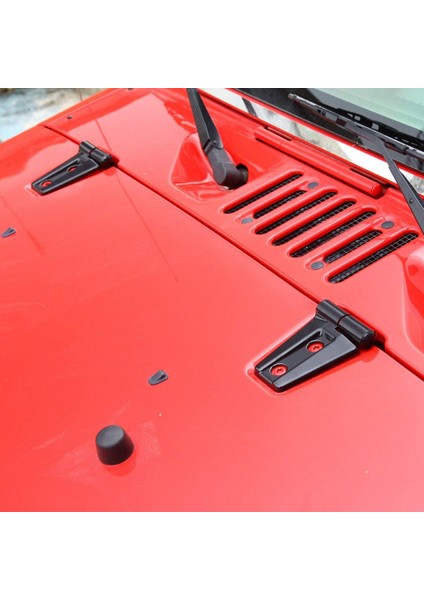 Jeep-Wrangler Jk & Unlimited 2007-2017 Için Kaput Menteşe Kapağı Trim Aksesuarları (Siyah) (Yurt Dışından) fırsatları