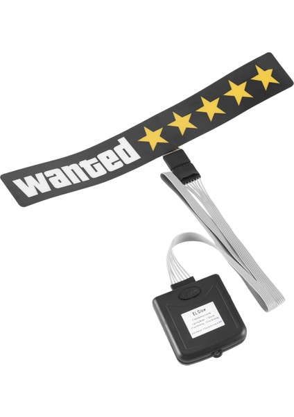 Ön Cam Elektrikli 5 Yıldız Aranıyor Araba LED Yansıtıcı Çıkartmalar Araba Pencere Etiket Glow Panel Dekorasyon Aksesuarları (Yurt Dışından)