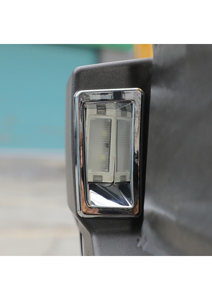 Arka Plaka Lambası Kapağı Dekorasyon Trim Etiket Ford Bronco Sport 2021 2022 Aksesuarları, Abs Gümüş (Yurt Dışından) modelleri