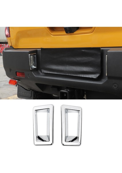 Arka Plaka Lambası Kapağı Dekorasyon Trim Etiket Ford Bronco Sport 2021 2022 Aksesuarları, Abs Gümüş (Yurt Dışından) indirimleri