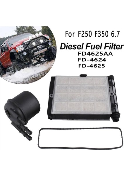 Yakıt/su Filtresi Kiti FD4625AA FD-4624 FD-4625 Ford F250 F350 6.7 Dizel Yakit Filtresi Motor Filtresi (Yurt Dışından) indirimleri
