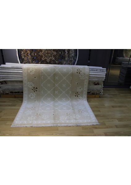 El Dokuması Nepal Yün Halı Velvet