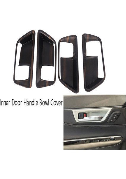 4 Adet/grup Maun Araba Kapı Kolu Bardak Kase Toyota Harrier Venza XU80 2020 2021 2022 Iç Kapı Kolu Kase Kapağı Rhd (Yurt Dışından)
