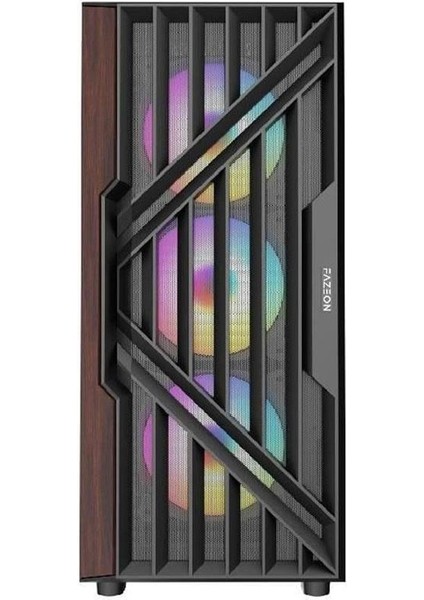 F9 650W 80PLUS Bronze Mesh 4X120MM Rgb Fanlı E-Atx Bilgisayar Kasası