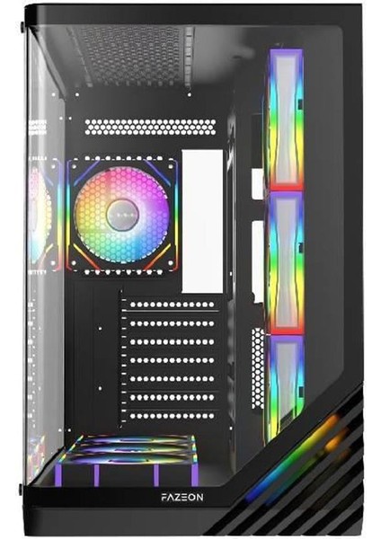 F3 750W 80PLUS Bronze 7X120MM Argb Fanlı Atx Bilgisayar Kasası