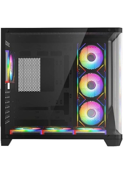 F3 750W 80PLUS Bronze 7X120MM Argb Fanlı Atx Bilgisayar Kasası