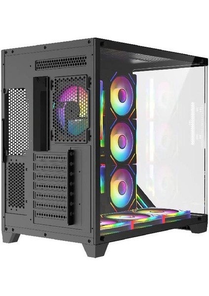 F3 750W 80PLUS Bronze 7X120MM Argb Fanlı Atx Bilgisayar Kasası