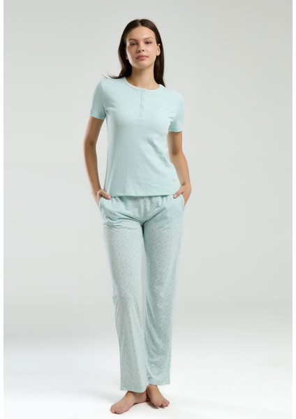 8989 Kadın Kısa Kol Pijama Takım