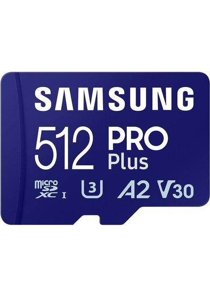 Pro Plus 512 GB Adaptörlü Hafıza Kartı (180MB/S-130MB/S)