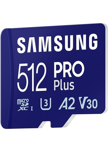 Pro Plus 512 GB Adaptörlü Hafıza Kartı (180MB/S-130MB/S)