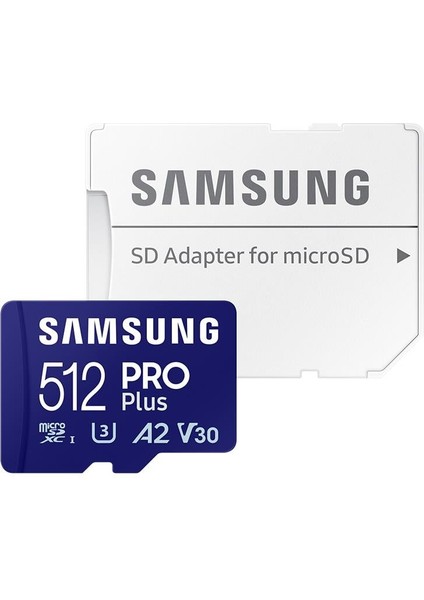 Pro Plus 512 GB Adaptörlü Hafıza Kartı (180MB/S-130MB/S)