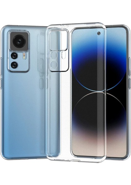 Xiaomi Mi 12T Pro Kılıf Lüx Şeffaf Silikon Ferrg