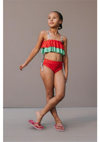 Karpuz Rüyası Kız Çocuk Bikini