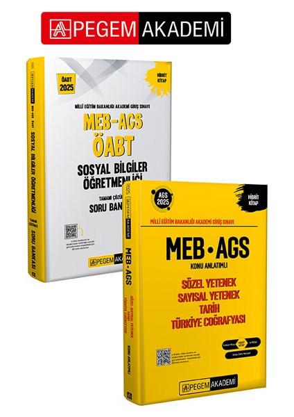 2025 Meb-Ags-Öabt Sosyal Bilgiler Tamamı Çözümlü Soru Bankası