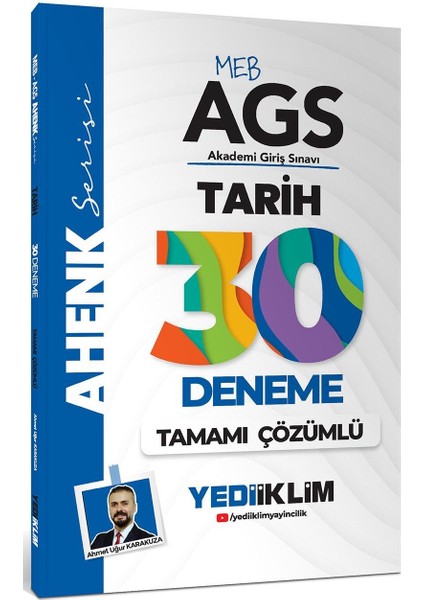 Yediiklim Meb Ags Ahenk Serisi Tarih Tamamı Çözümlü 30 Deneme
