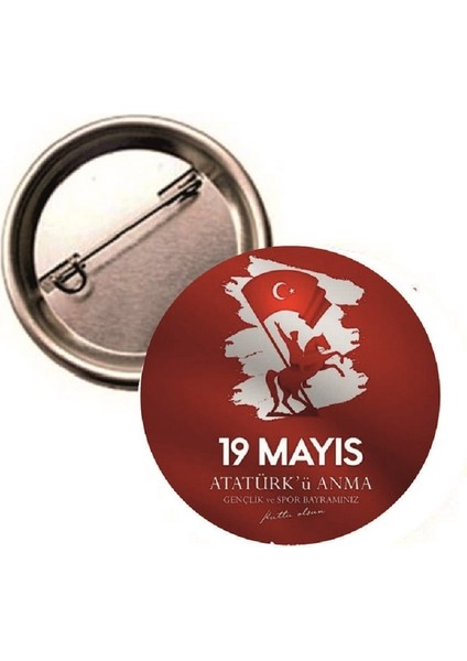19MAYISBUTON Rozet 20 Adet