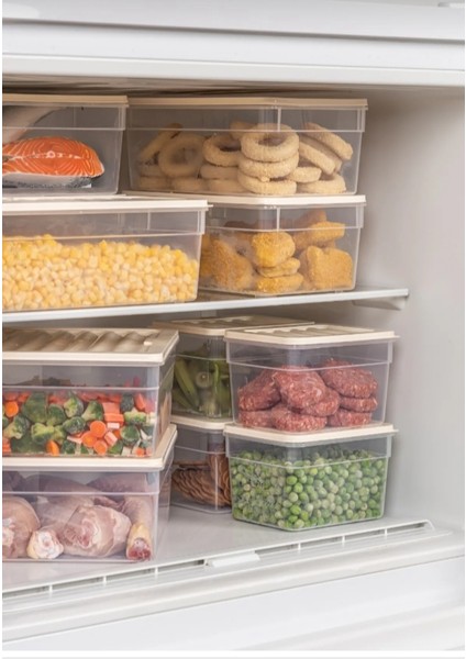 Saklama Kabı buzdolabı buzluk saklama kabı buzdolabı organizer set mikrodalga difriz uyumlu saklama kabı