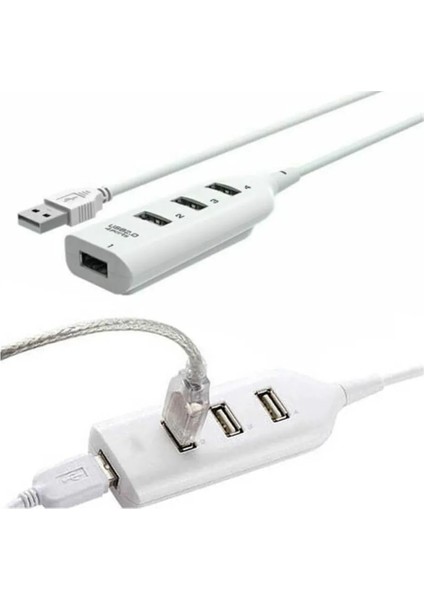 4 Port USB Çoğaltıcı Çoklayıcı Hub USB 2.0 Çoklama Pc Laptop