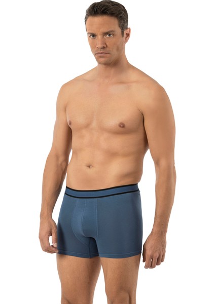 11226 5'li Paket Erkek Pamuklu Likralı Boxer Şort modelleri