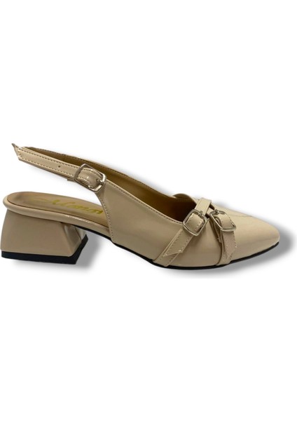 M901-25 Rugan Bantlı Kare Topuk Kadın Ayakkabı fiyatları