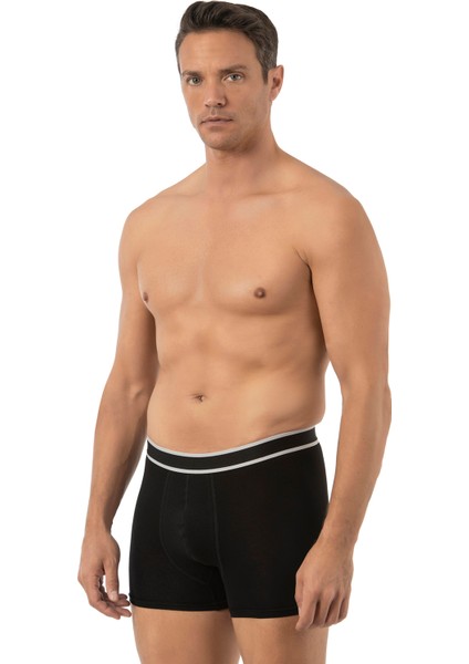 Özkan 11226 Erkek %95 Pamuklu Likralı Süprem Kumaş Esnek Rahat Boxer Şort