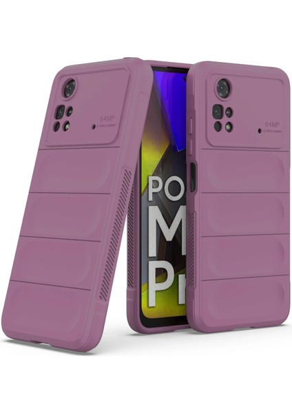 Xiaomi Poco M4 Pro 4g Kılıf Optimum Silikon - Mor Ynsmr