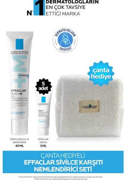 Effaclar Akne Karşıtı Çanta Hediyeli Nemlendirici Set