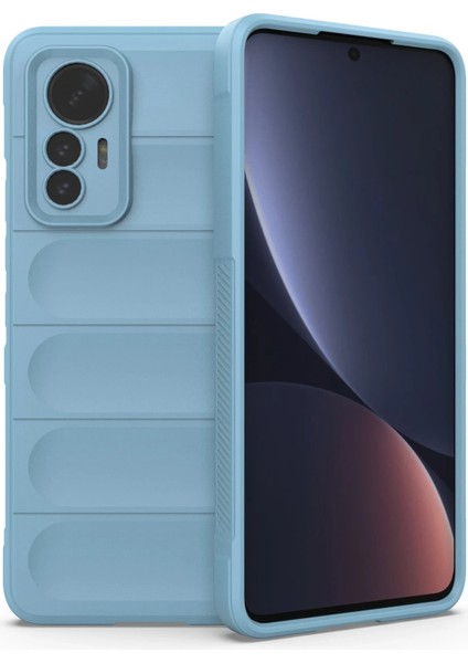 Xiaomi Mi 12 Lite Kılıf Optimum Silikon - Sky Blue Ynsmr