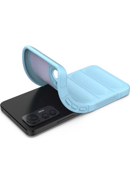 Xiaomi Mi 12 Lite Kılıf Optimum Silikon - Sky Blue Ynsmr