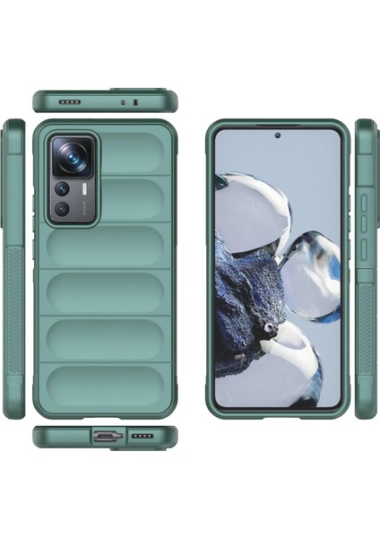 Xiaomi Mi 12T Pro Kılıf Optimum Silikon - Koyu Yeşil Ynsmr modelleri